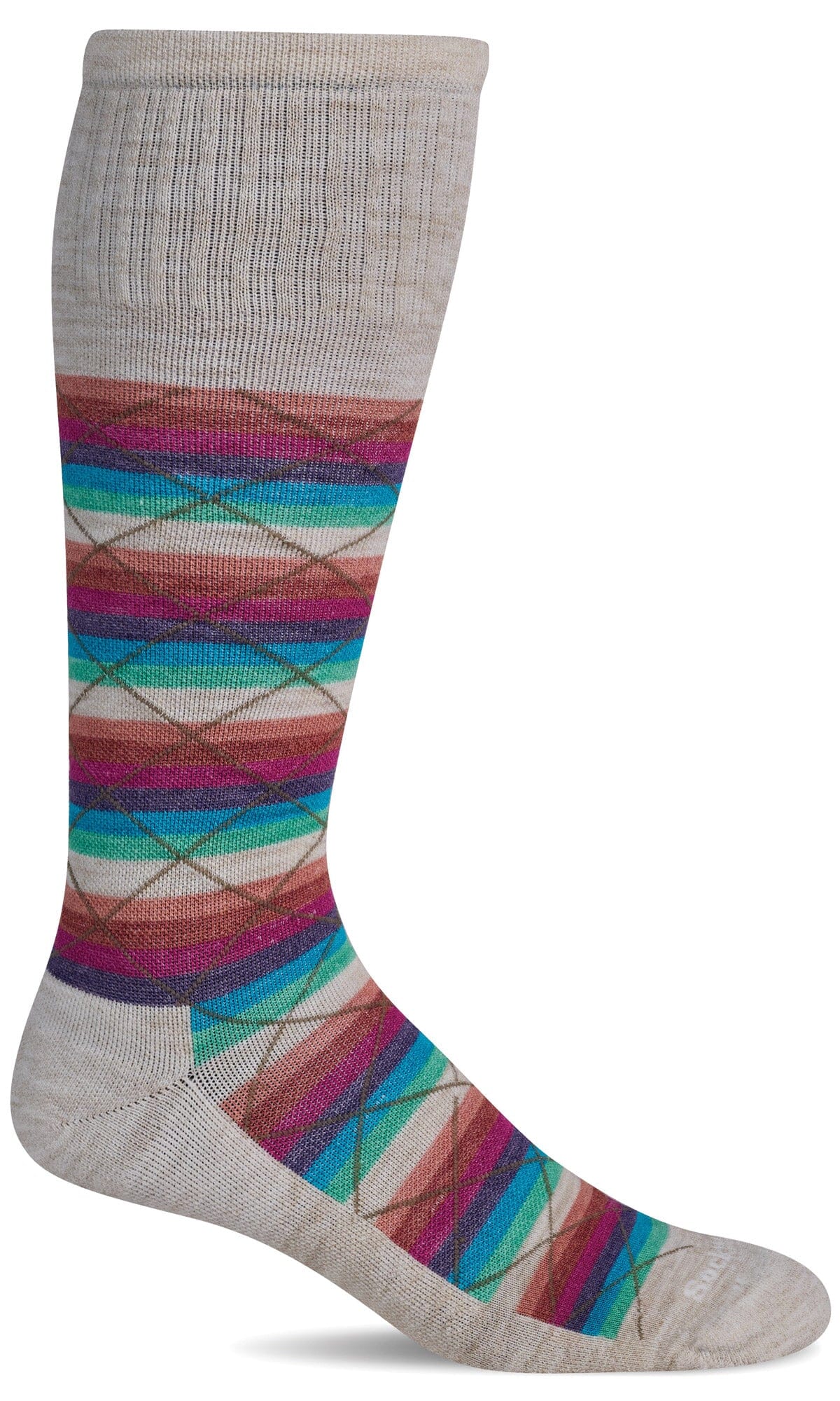 Women's Full Array | Moderate Graduated Compression Socks | Wide Calf Fit