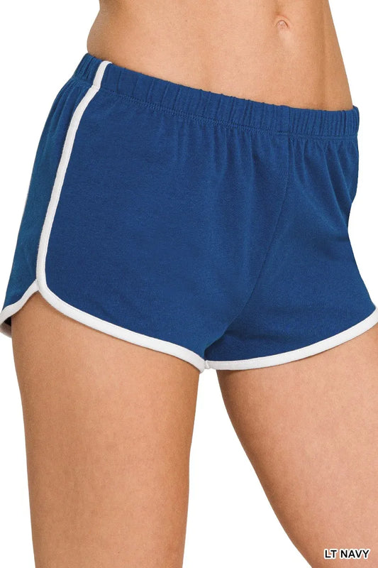 Dolphin Shorts with Elastic Waistband – Sporty, Comfy & On-Trend