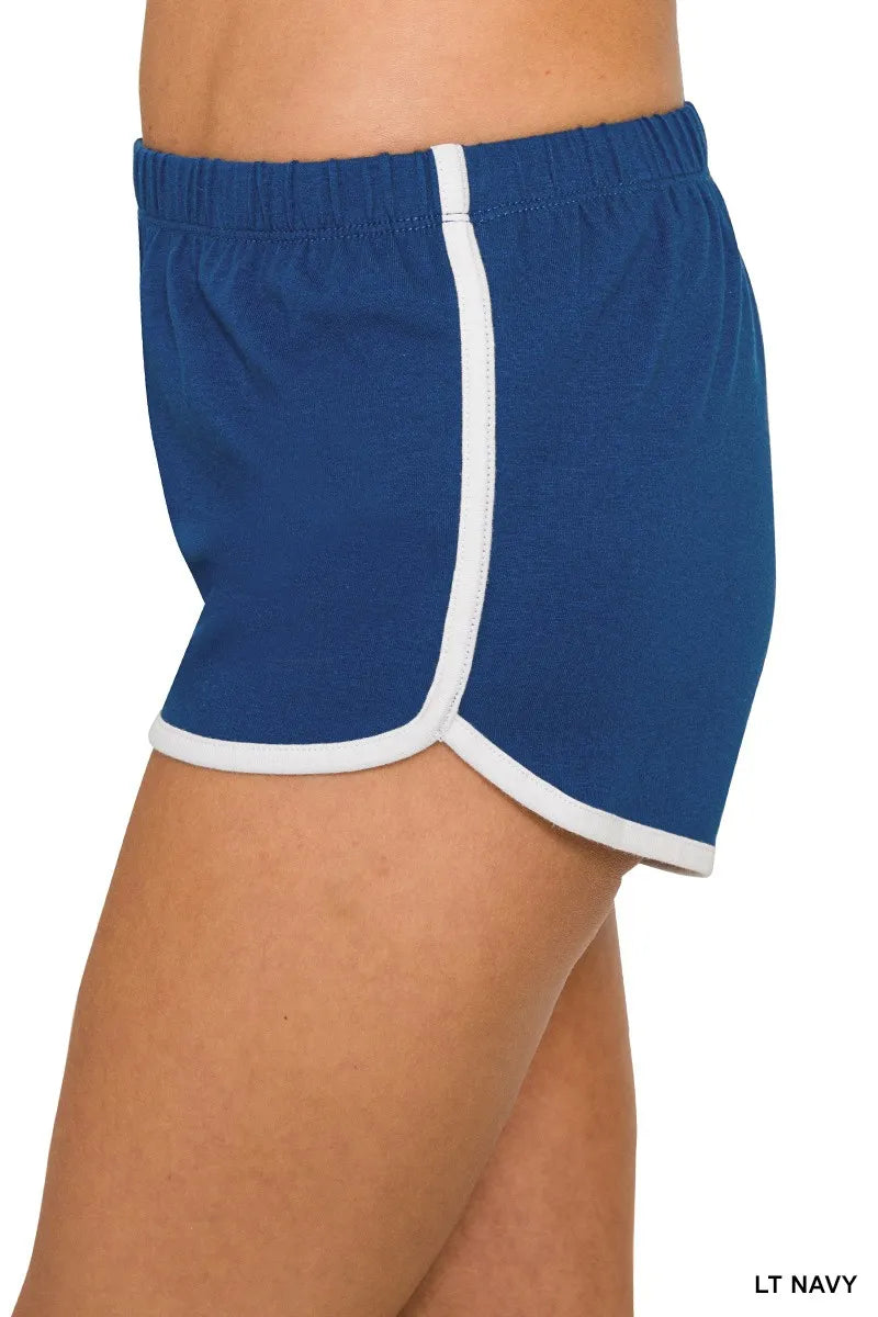 Dolphin Shorts with Elastic Waistband – Sporty, Comfy & On-Trend