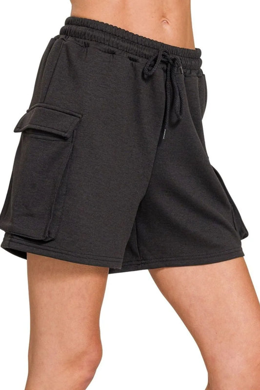 Scuba Thigh Pocket Shorts – Sporty, Sleek & Functional Style