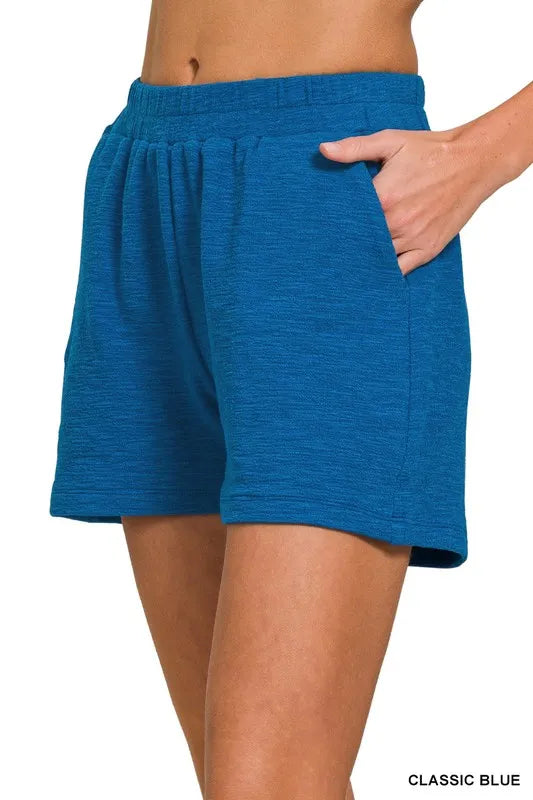 Cotton Slub Short Pants – Textured, Breathable & Perfect for Summer