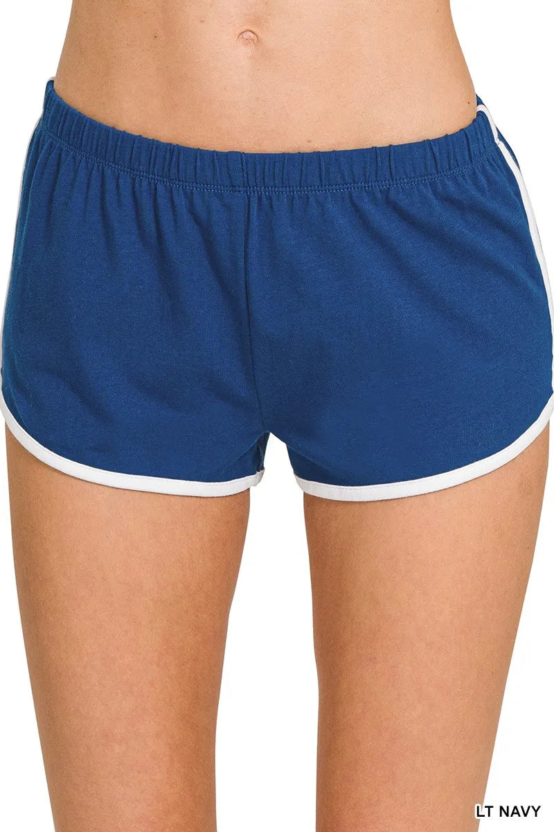 Dolphin Shorts with Elastic Waistband – Sporty, Comfy & On-Trend
