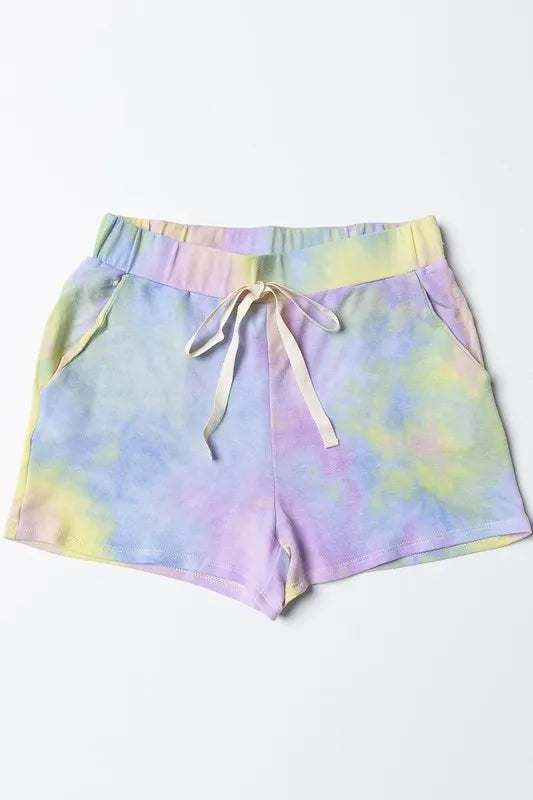 Tie-Dye French Terry Shorts – Comfy, Trendy & Casual-Chic Style
