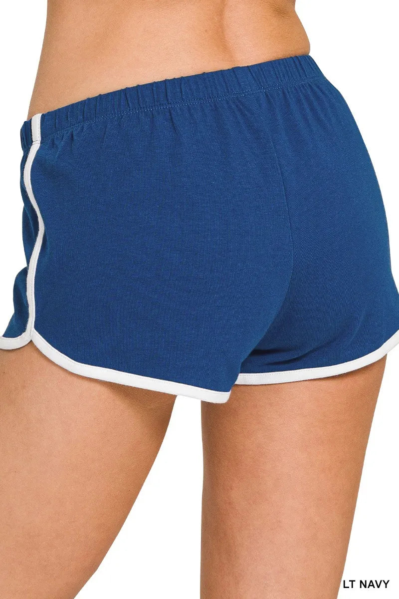 Dolphin Shorts with Elastic Waistband – Sporty, Comfy & On-Trend